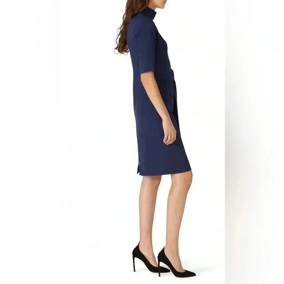 Toccin Blue Tie Waist Dress Size 8 - Picture 4 of 15